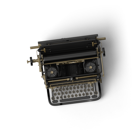 Vintage typewriter